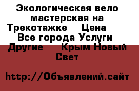 Экологическая вело мастерская на Трекотажке. › Цена ­ 10 - Все города Услуги » Другие   . Крым,Новый Свет